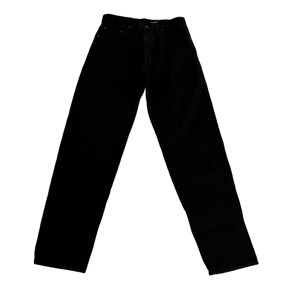 Levi's 550 Relaxed Fit Tapered Leg USA Made Black Jeans 32x32 - Vintage 1995 - Picture 2 of 9